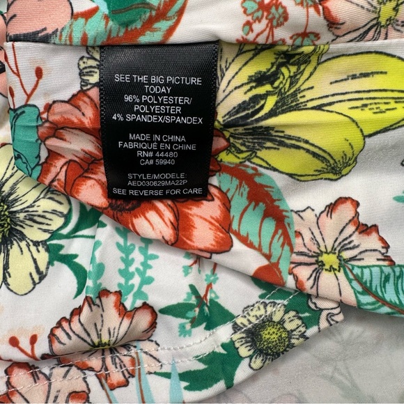 AFRM-Monique Teal Garden Midi Dress Cut-Out Details Sz 3x - Picture 10 of 10